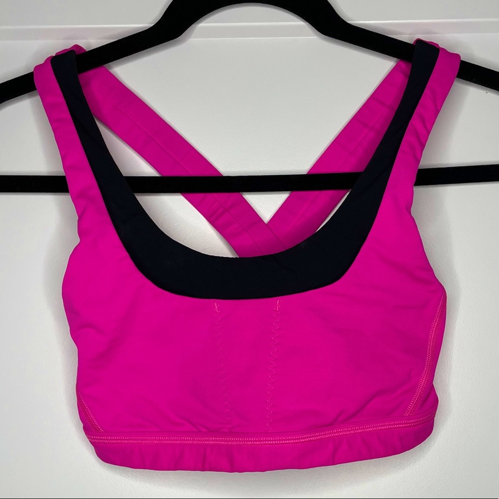 lululemon magenta sports bra